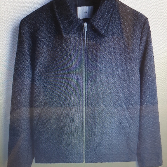 H&M Charcoal Textured Jacket - Picture 14 of 16